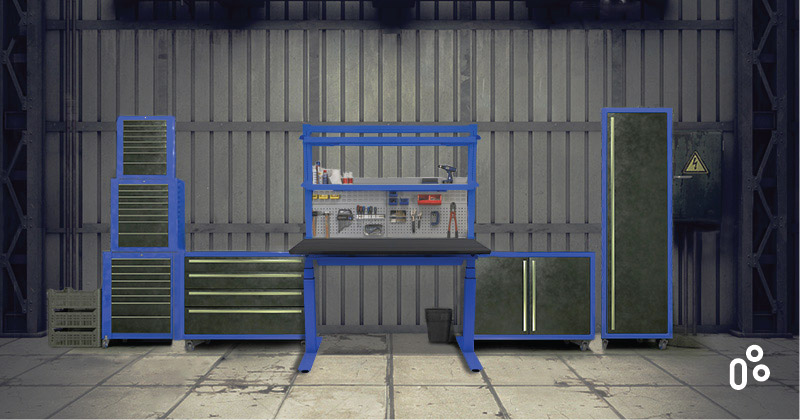 如何透过电动推杆系统打造高工作效能且舒适的工业工作站 - 堤摩讯